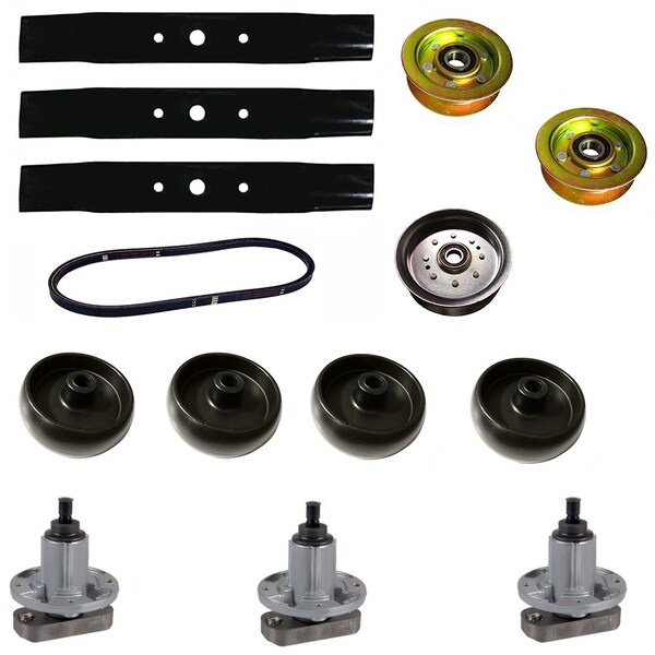 Aic Replacement Parts Deck Rebuild Kit fits L130 L120 GX20250 48 Deck Lawn Mowers KT-LAB40-0006 - main